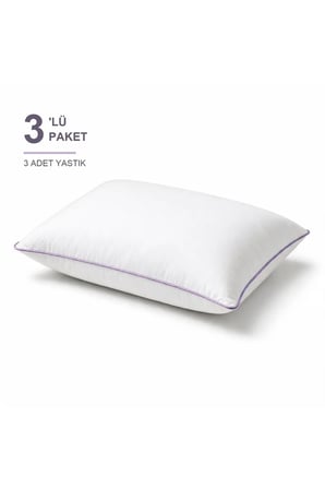 Comfort Touch Biyeli Yastık 3'li Paket 50x70 cm 1000 gr Boncuk Silikon Elya