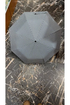 Geometrik Desenli Otomatik Açılır 8 Telli Şemsiye