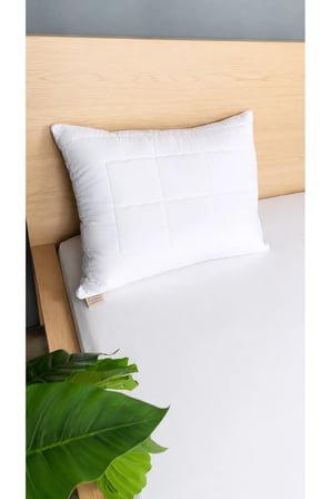 50x70 cm 1 Kg Boncuk Elyaf Yastık Fermuarlı Kapitone Kılıf Yıkanabilir Orta