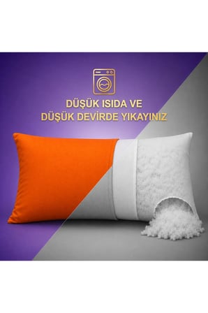 Boncuk Elyaftan Yapılmış 50 x 70 cm Yastık
