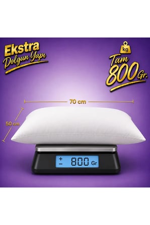 Boncuk Elyaftan Yapılmış 50 x 70 cm Yastık