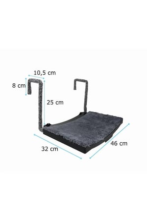 Rahat ve Yumuşak Petek Üstü Kedi Yatağı Hamak, Dayanıklı Metal Askı