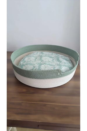 Yıkanabilir Büyük Kedi Yatağı ve Evi, 40 cm Kordon İpi ile Rahatlık