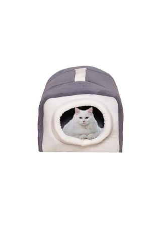 Yumuşak ve konforlu taşınabilir kedi yatağı yuvası, kolay temizlenir