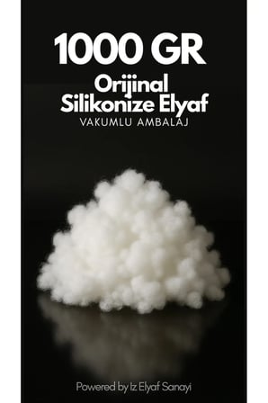 1000gr Silikon Elyaf Dolgu Malzemesi Vakum Pressli
