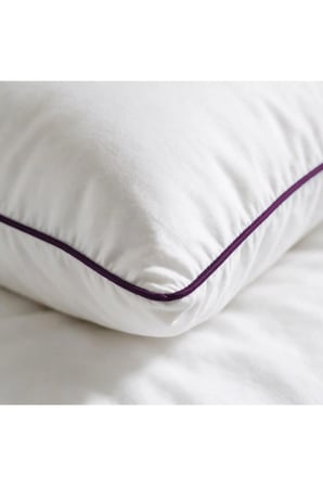 Biyeli Yastık 2'li Paket 50x70 cm Boncuk Silikon Elyaf Dolgulu