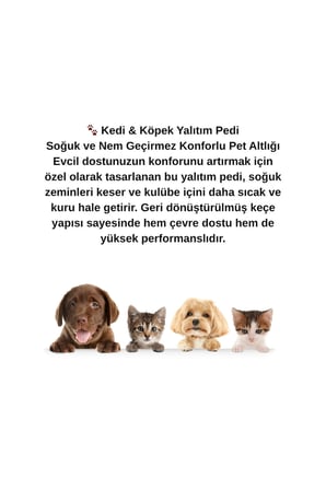Yalıtımlı Köpek ve Kedi Altlığı, Konfor ve Koruma İçin Tasarlandı