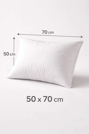 Slikon Dolgulu Pamuklu Yumuşak Dokulu 50 x 70 cm Yastık