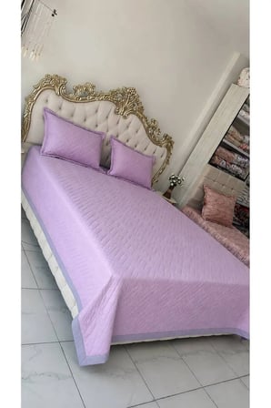 ÇİFT KİŞİLİK KAPITONE PİKE SETİ 220X240 YATAK ÖRTÜSÜ SETİ