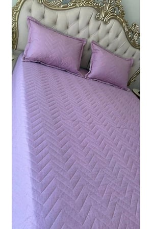ÇİFT KİŞİLİK KAPITONE PİKE SETİ 220X240 YATAK ÖRTÜSÜ SETİ