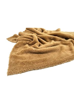 Yumuşak ve şık 65x90 cm Sütlü Kahve Kedi Köpek Battaniyesi