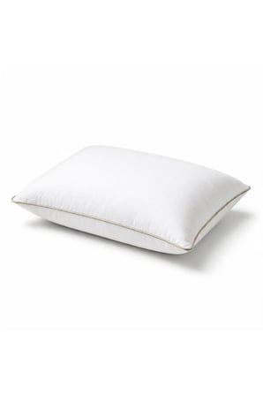 Biyeli Yastık 50x70 cm 1200 gr Boncuk Silikon Elyaf Dolgulu Bej