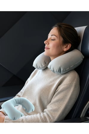 Ergonomik Suya Dayanıklı Şişme Boyun Yastığı