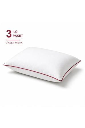 Cloud Support Biyeli Yastık 3'li Paket 50x70 cm 1100 gr Boncuk Silikon Elya