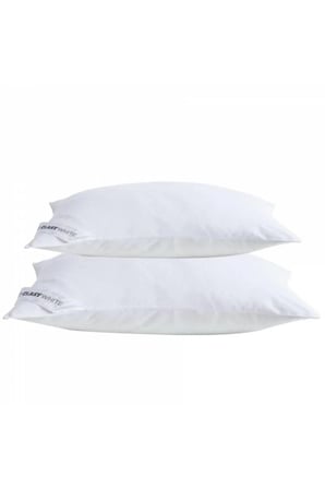 2 Adet %100 Pamuk Silikon Dolgulu Yastık Yıkanabilir 1000 gr