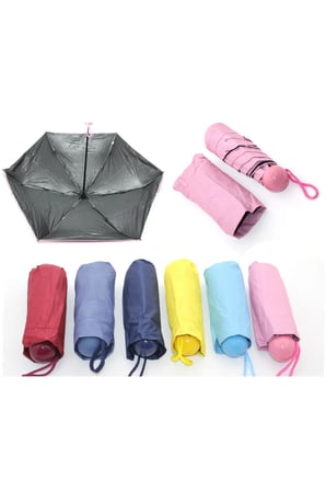 10 Adet Katlanabilir Şemsiye Yarı Otomatik Taşınabilir 52X90 CM