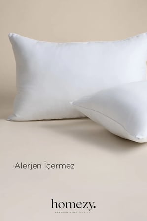 Antialerjik Micro Yastık 2 Adet 900gr 50x70cm Yıkanabilir