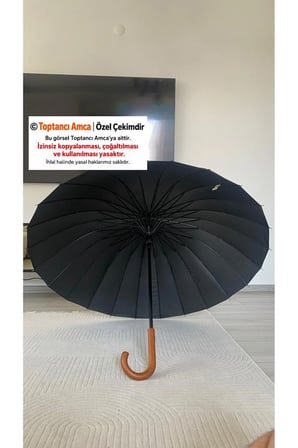 24 TELLİ DEV BOY 120 CM ÇOBAN ŞEMSİYE KILIFLI