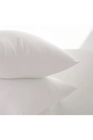 Orta Sert Silikon Yastık 50x70 Uyku Yastığı Pamuk Kumaş