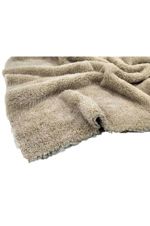 Yumuşak Bej Wellsoft Köpek ve Kedi Battaniyesi 65x90 cm