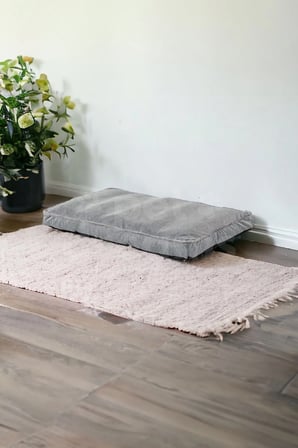Lüks Kedi/Köpek Yatağı Minderi, Sertifikalı Kumaş, Kaymaz Altlık, Çıkarılabilir İç