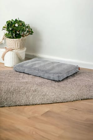 Lüks Kedi/Köpek Yatağı Minderi, Sertifikalı Kumaş, Kaymaz Altlık, Çıkarılabilir İç