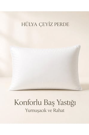 2'li 50x70 Yastık Silikon Dolgulu Yıkanabilir