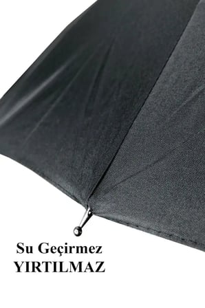 24 Telli Fiber Şemsiye Ters Dönmez 120 Cm