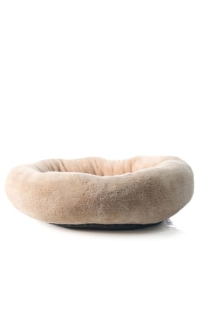 Peluş Kedi ve Köpek Yatağı, Rahat Simit Tasarım, Konforlu Uyku Alanı