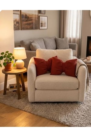 2 li dekoratif fiyonklu yastık 35\45