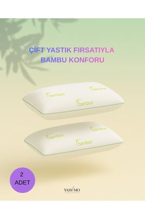 Bambu Yastık 900 GR 2 Adet
