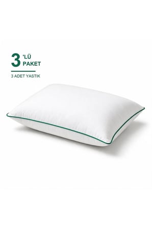 Cloud Support Biyeli Yastık 3'li Paket 50x70 cm 1200 gr Boncuk Silikon Elya