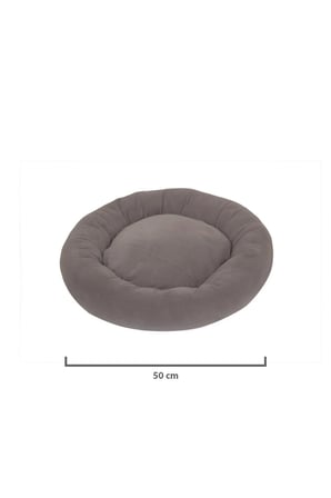 50 cm Polar Simit Yatak, Kedi ve Köpekler için Rahat Uyku Alanı