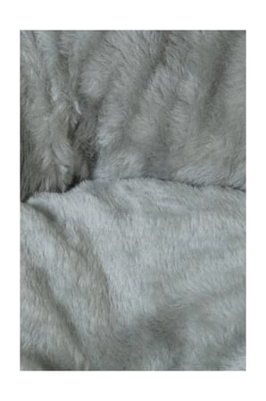 Yumuşak ve Konforlu 60x60 Gri Pufy Kedi ve Köpek Yatağı