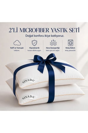 2 Adet 1000Gr Nano Jel Yastık 50x70cm