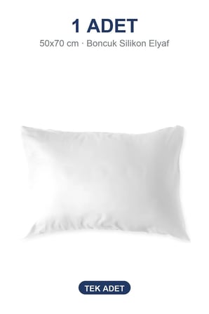 Biyeli Yastık 50x70 cm 600 gr Boncuk Silikon Elyaf Dolgulu Lacivert