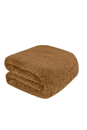Yumuşak Peluş Kedi ve Köpek Yatağı 60x90 Kahve, Rahat ve Şık Tasarım