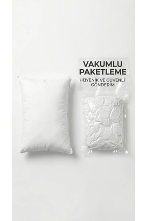 Premium Boncuk Silikon Kırlent İç Yastık 40x60 cm 400 gr