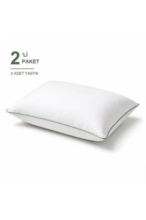 Comfort Touch Biyeli Yastık 2'li Paket 50x70 cm 1000 gr Boncuk Silikon Dolg