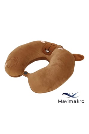 Hayvan Figürlü Nakışlı Seyahat Boyun Yastığı