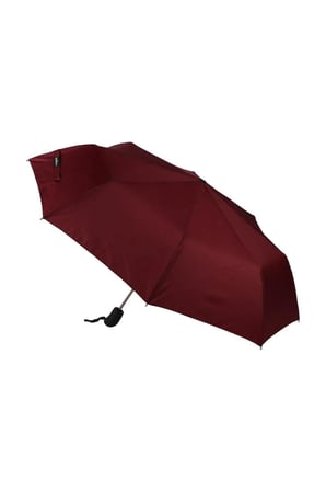 Bordo Otomatik Rüzgarda Dayanıklı Şemsiye