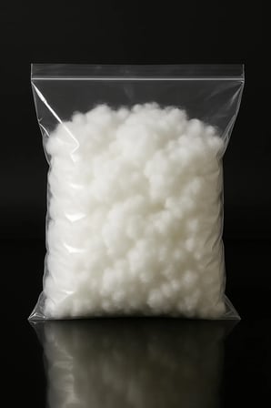 500 gr Silikonize Elyaf Dolgu Malzemesi Yastık Oyuncak Bulut Tavan