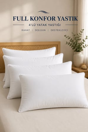 4'lü Konfor Yastık Seti