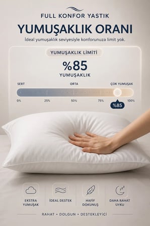 4'lü Konfor Yastık Seti