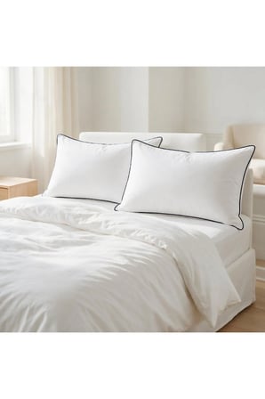 Biyeli Yastık 50x70 cm 600 gr Boncuk Silikon Elyaf Dolgulu
