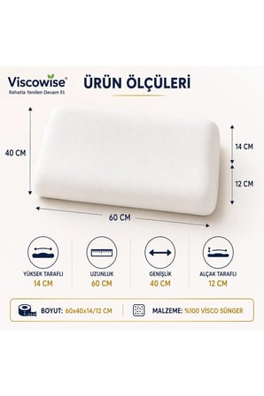 ÇİFT TARAFLI VİSCO YASTIK