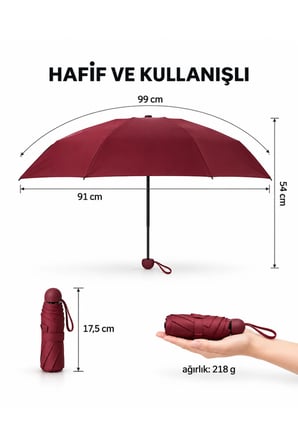 Lacivert Kılıflı Şemsiye