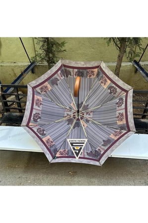 23L Kadın Baston Şemsiye Bordo