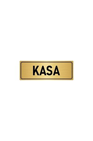 Metal Yönlendirme Levhası, Departman Kapı Isimliği Kasa 5x20 Cm Altın Renk