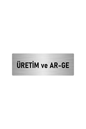 Metal Yönlendirme Levhası, Departman Kapı Isimliği Üretim Ve Ar-ge 5x20 Cm Gümüş Renk